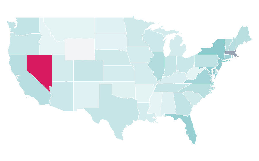 Affinity by region — Crystal Palace, United States