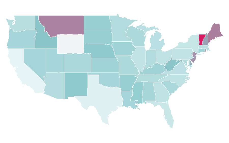 Affinity by region — Cuban rumba, United States