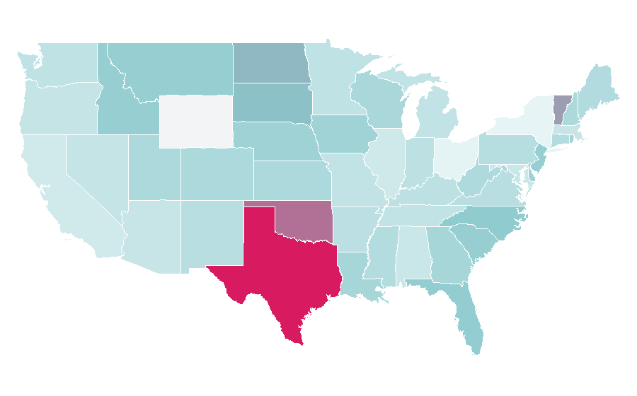 Affinity by region — Culture of Costa Rica, United States
