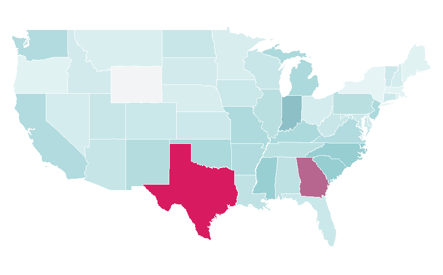 Affinity by region — Culture of India, United States