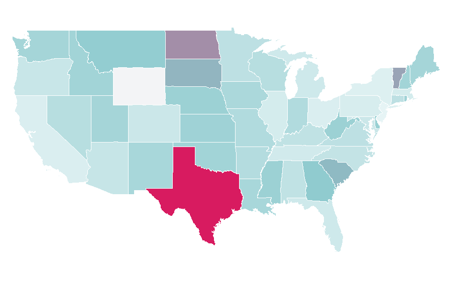 Affinity by region — Culture of the United Kingdom, United States