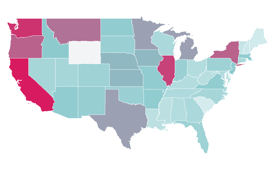 Affinity by region — Cumin, United States