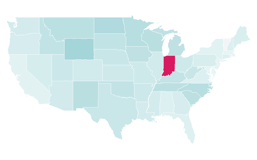 Affinity by region — Cummins, United States