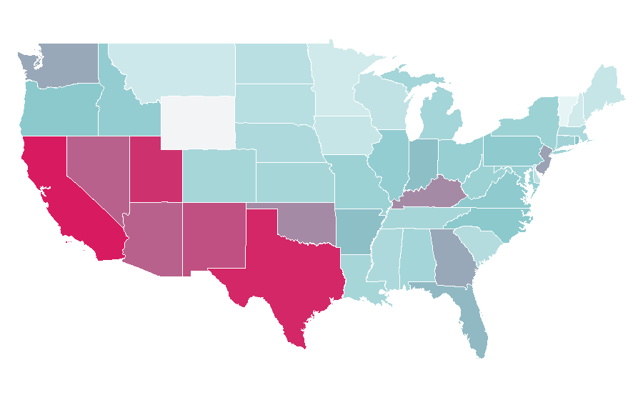 Affinity by region — Cuphead, United States