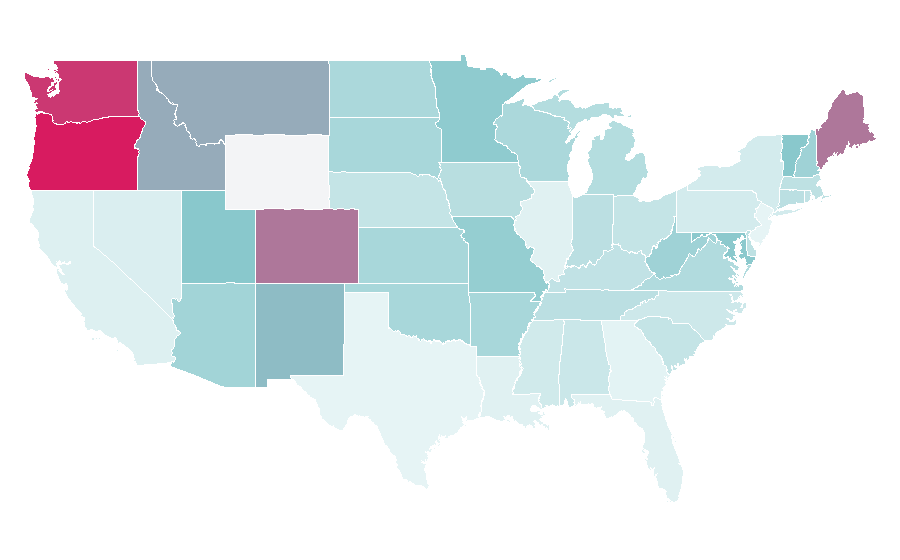 Affinity by region — CuriosityStream, United States