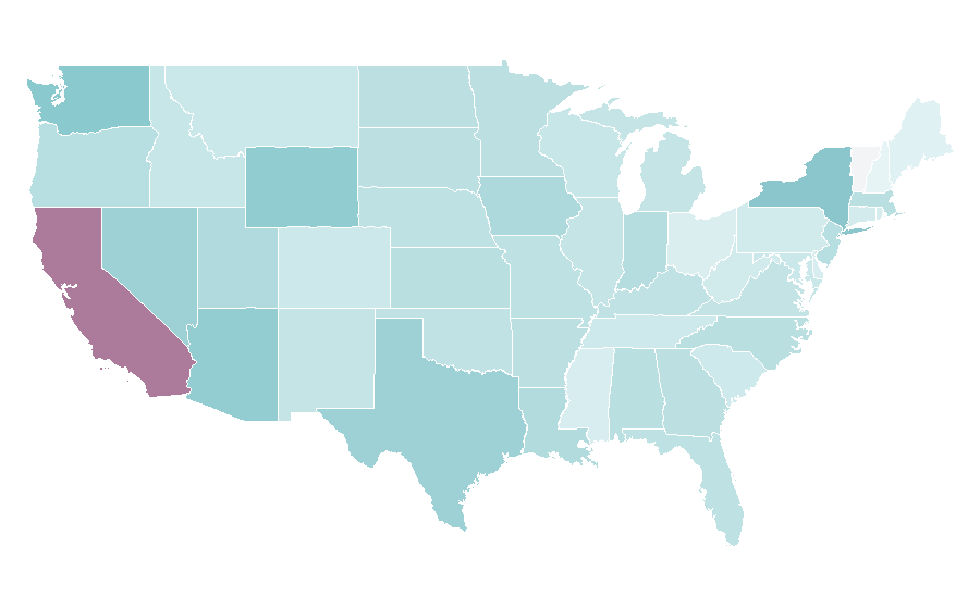 Affinity by region — Curry, United States