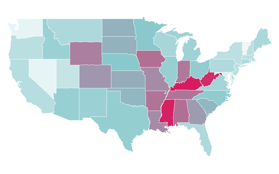 Affinity by region — Cyber Monday Deals, United States