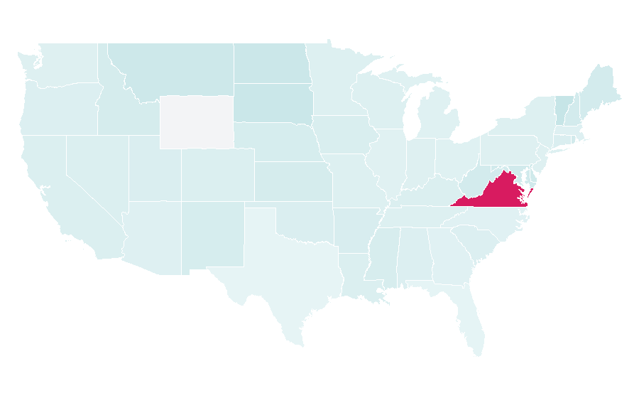Affinity by region — Cycling club, United States