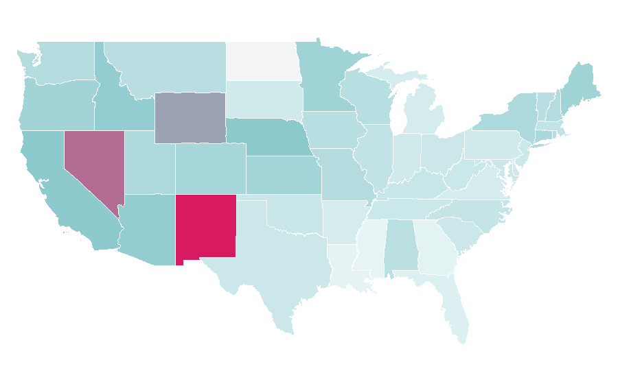 Affinity by region — Cypress Hill, United States