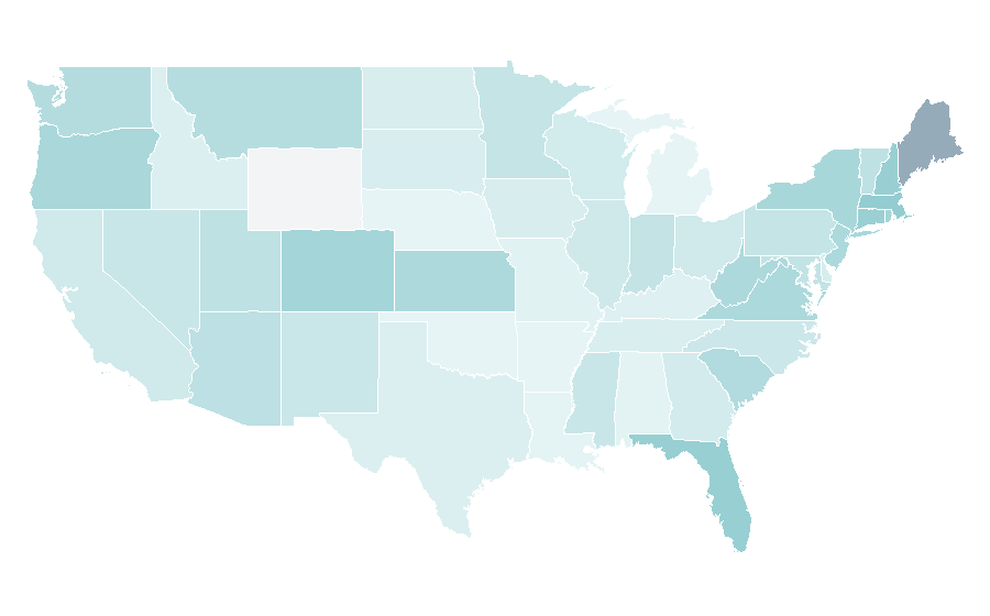 Affinity by region — Daily Mirror, United States