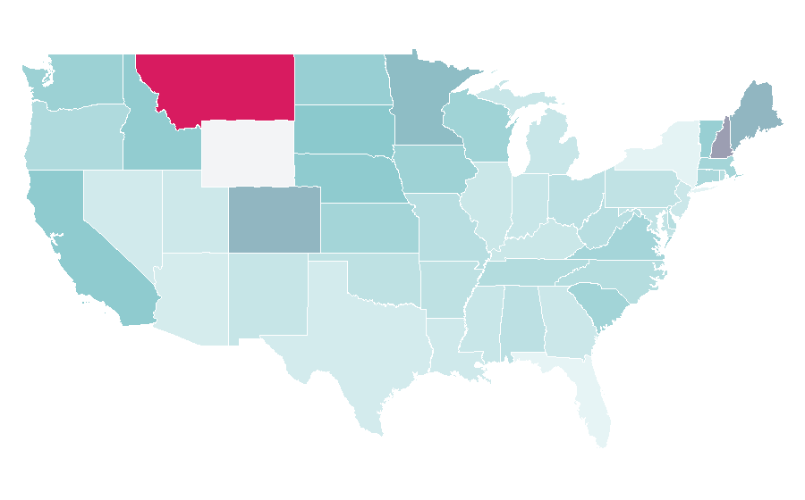 Affinity by region — DailyLook, United States