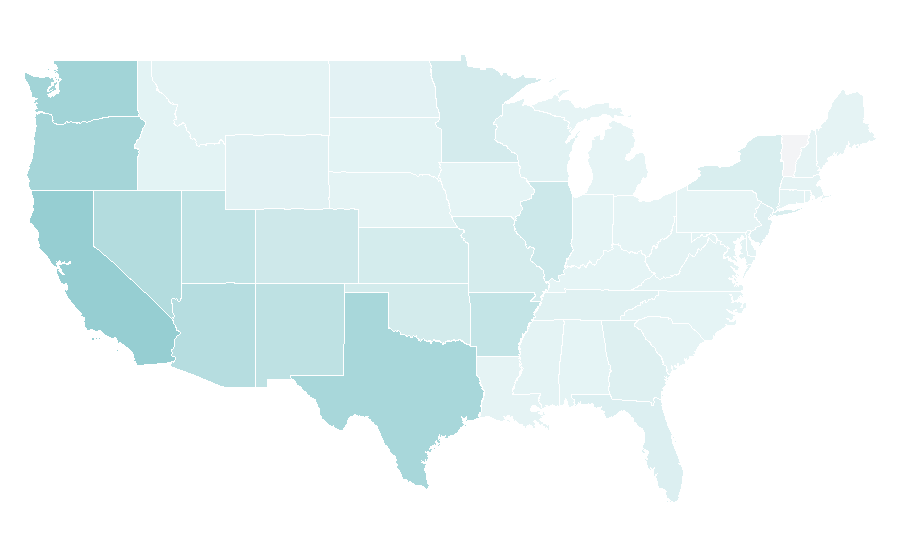 Affinity by region — Daiso, United States