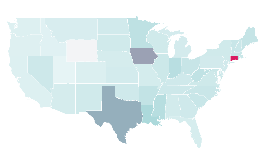 Affinity by region — Dallas Wings, United States