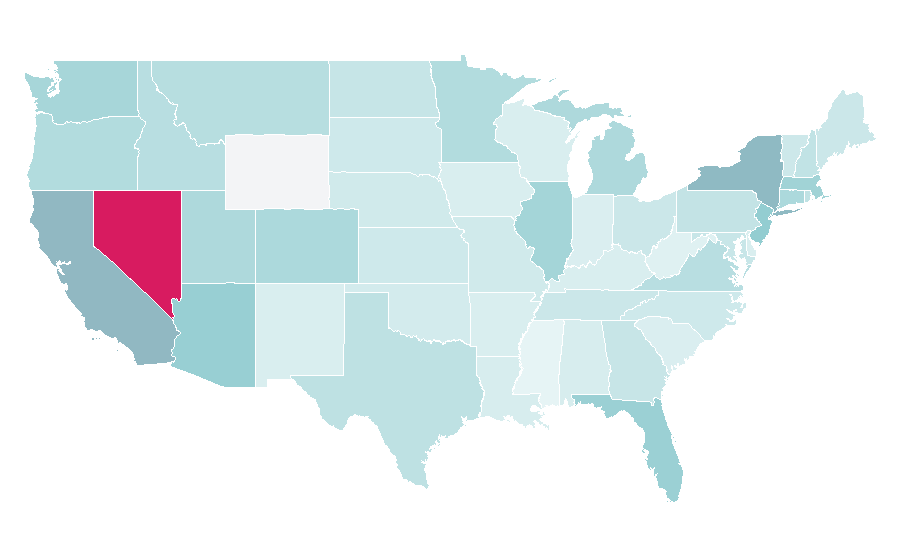 Affinity by region — Dan Bilzerian, United States