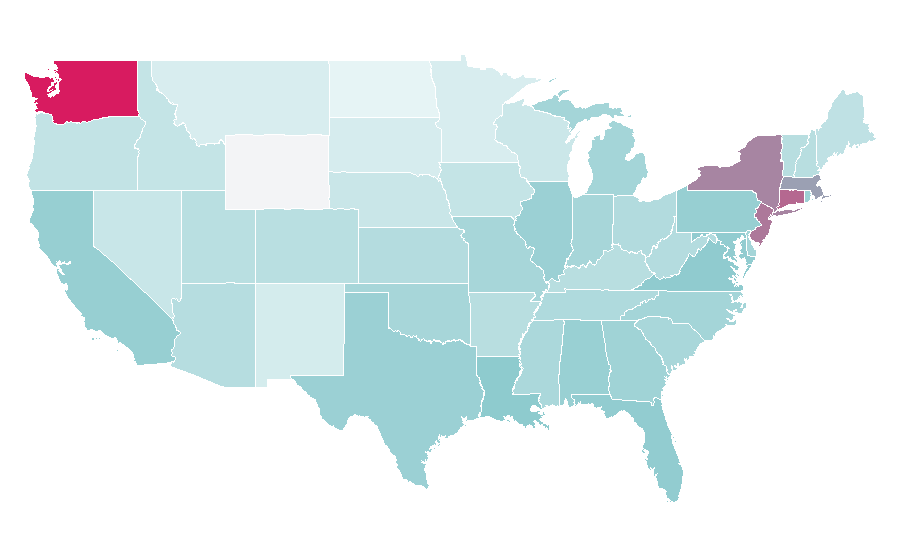 Affinity by region — D&R, United States