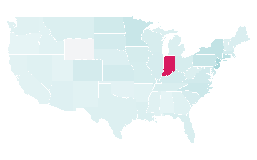 Affinity by region — Daniel Jones, United States