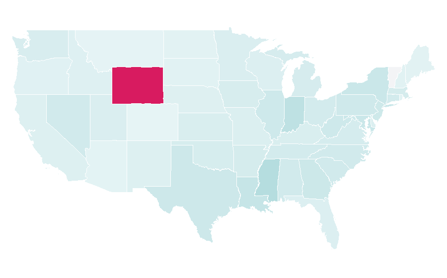 Affinity by region — Daniel Tiger's Neighborhood, United States