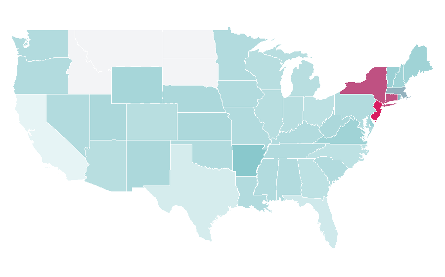 Affinité par région — Dargen D’Amico, États-Unis