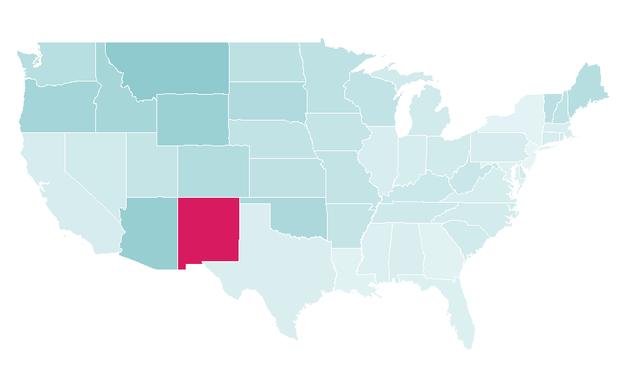 Affinity by region — Dark Winds, United States