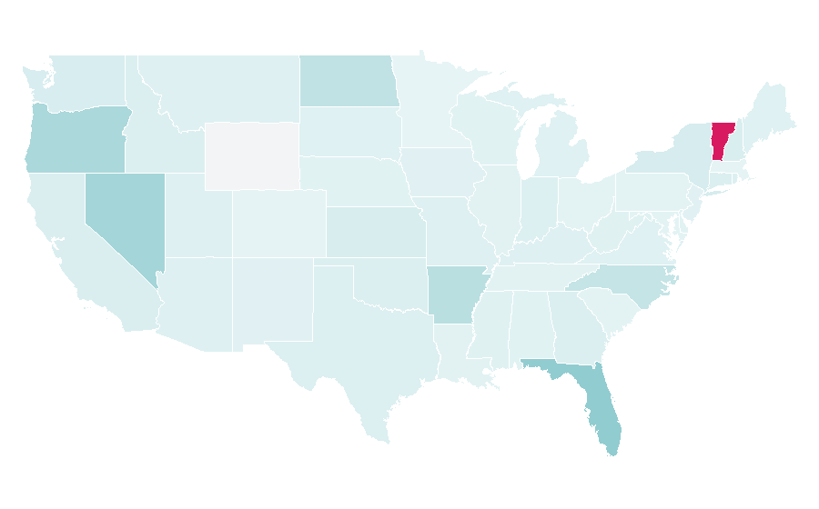 Affinity by region — Darkside (band), United States