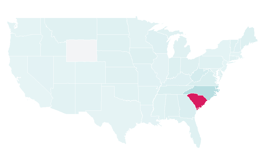 Affinity by region — Darlington Raceway, United States