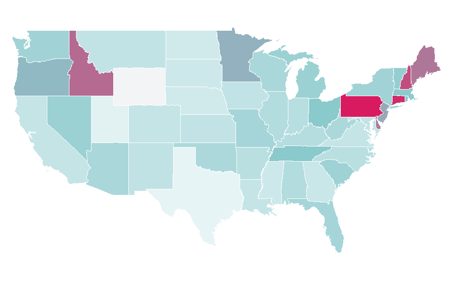Affinity by region — Daryl Hall, United States