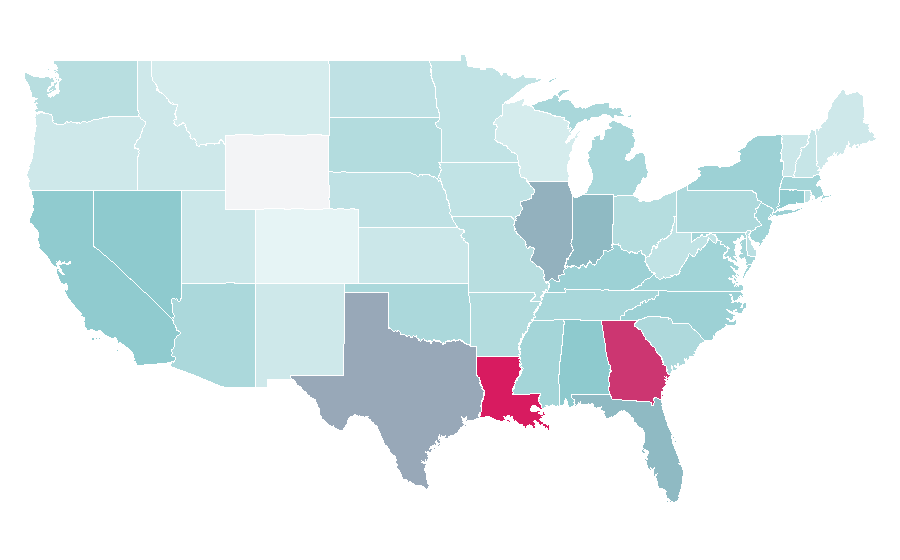 Affinity by region — Dasani, United States