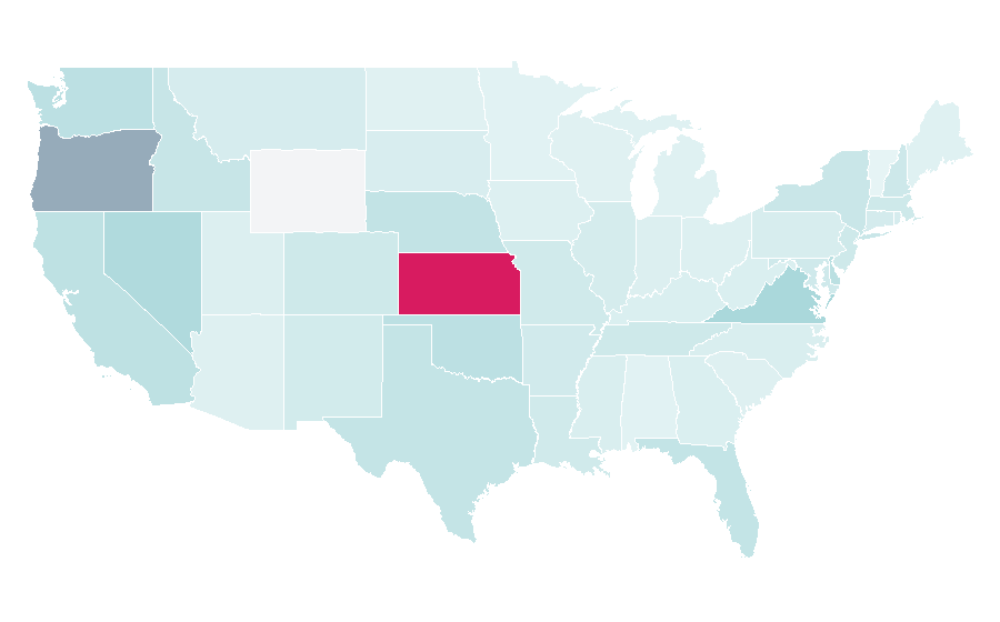Affinity by region — Dashcam, United States