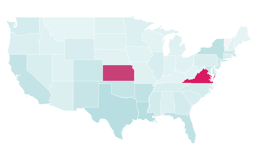 Affinity by region — Data science, United States