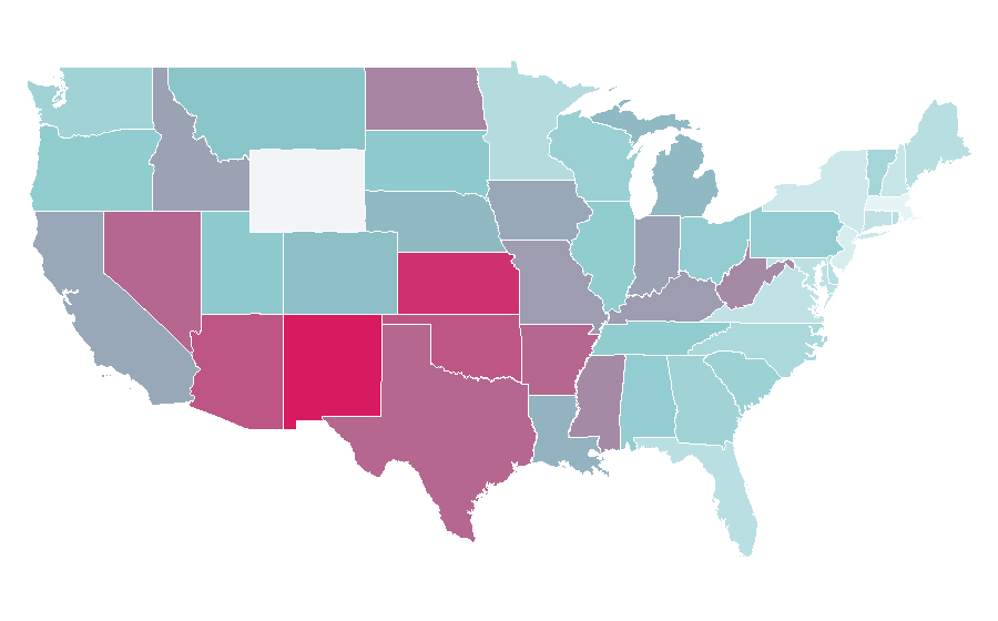 Affinity by region — Date Movie, United States