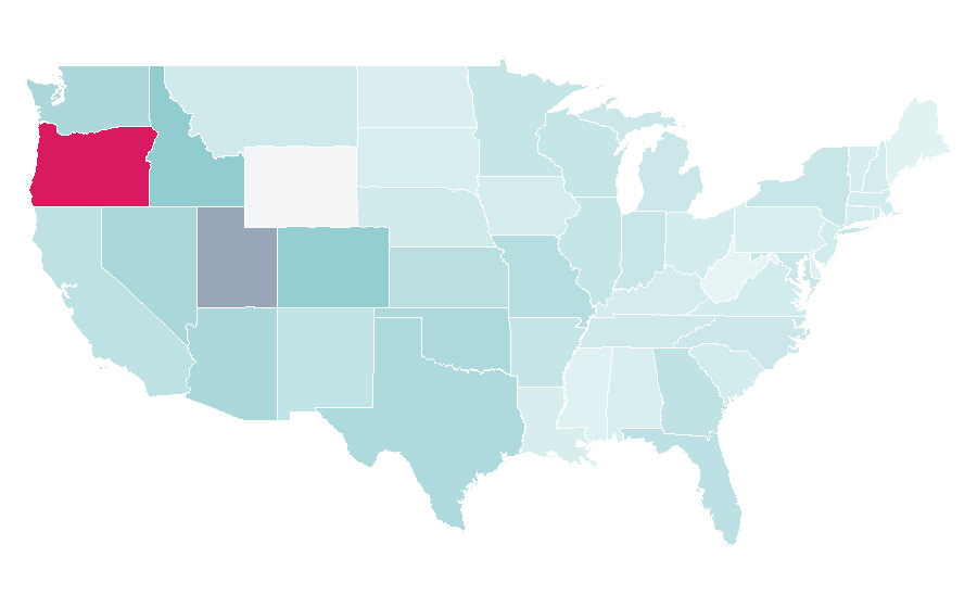 Affinity by region — Date Night, United States