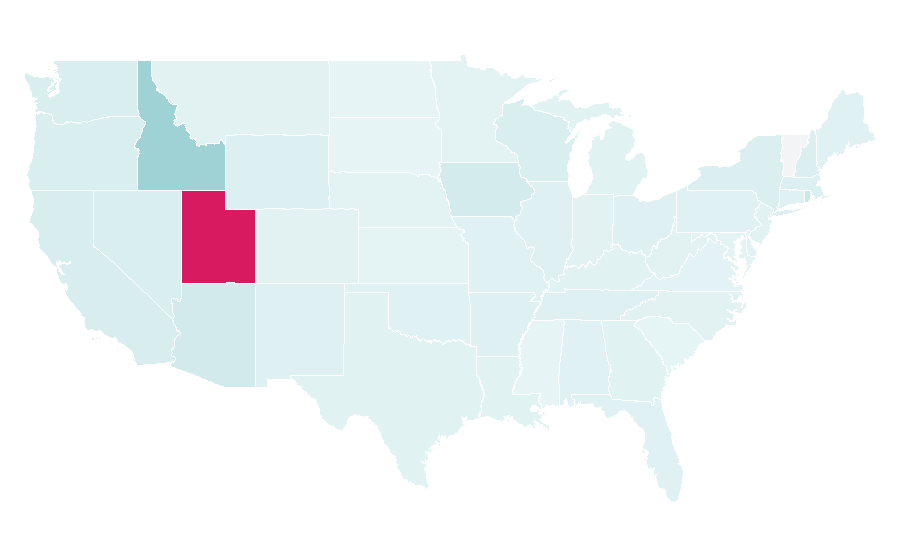 Affinity by region — David Archuleta, United States