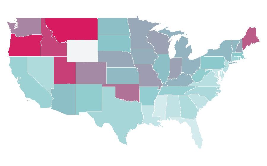 Affinity by region — David Cross, United States