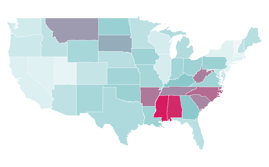 Affinity by region — David Jeremiah, United States