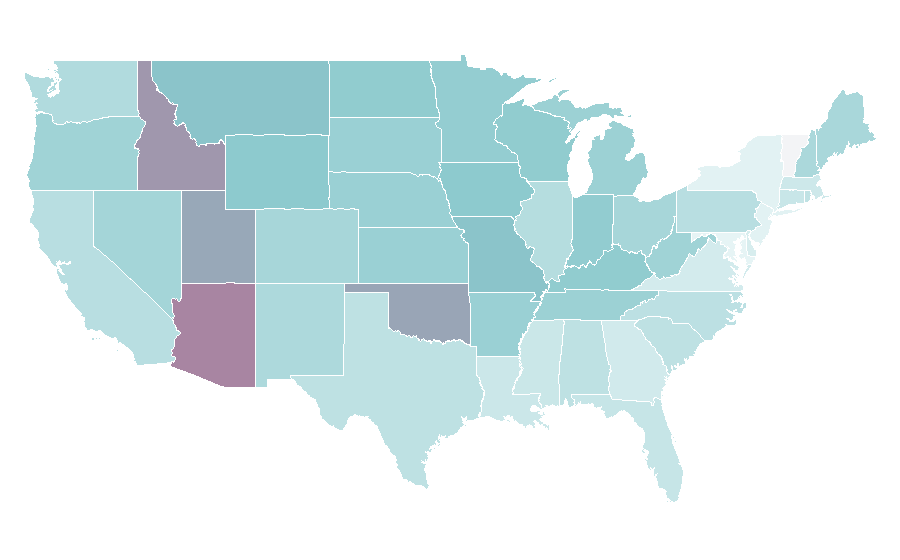 Affinity by region — David Spade, United States