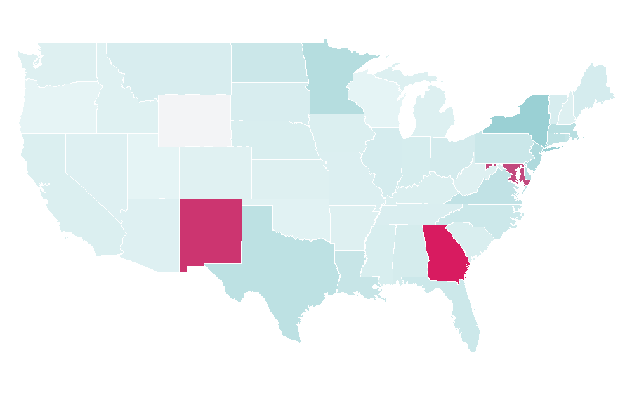 Affinity by region — Davido, United States