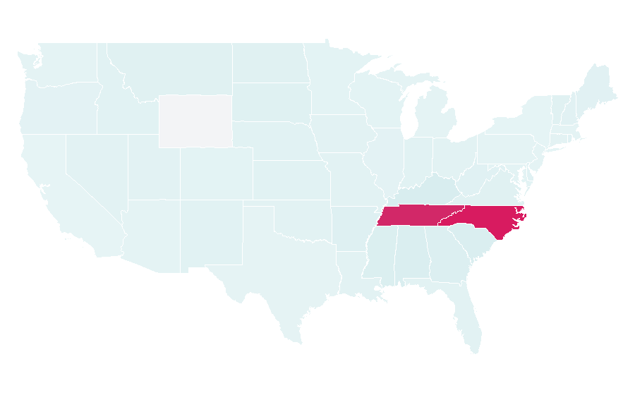 Affinity by region — Davidson County, Tennessee, United States