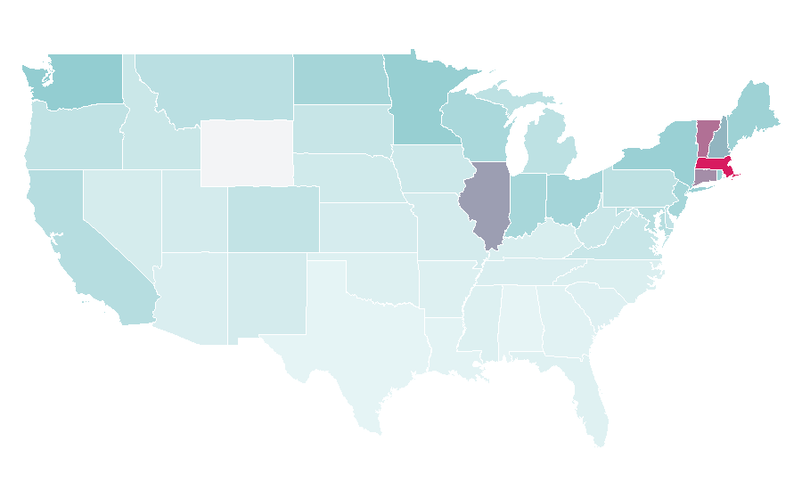 Affinity by region — DavidsTea, United States