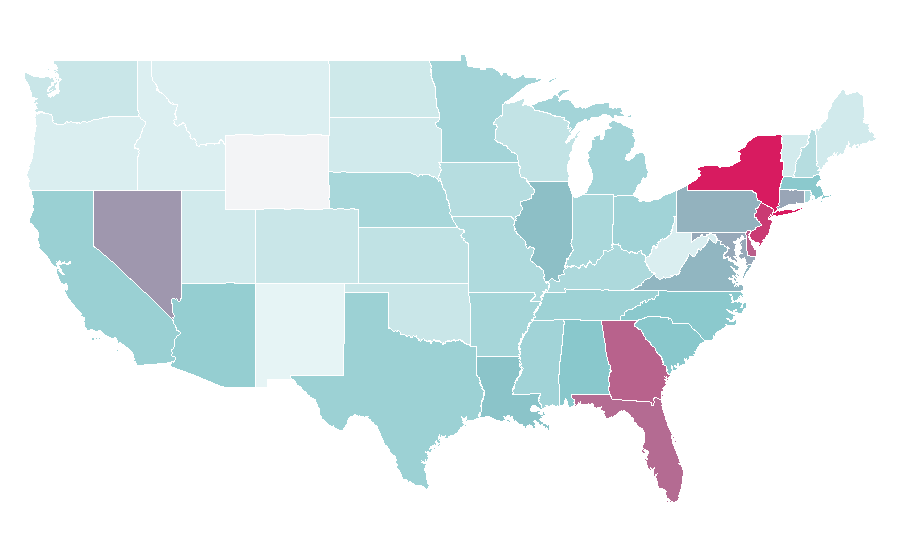 Affinity by region — Daymond John, United States