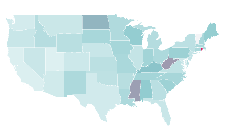 Affinity by region — Days of Our Lives, United States