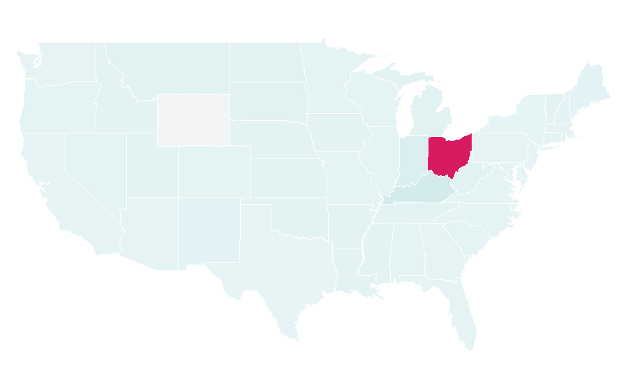 Affinity by region — Dayton Dragons, United States