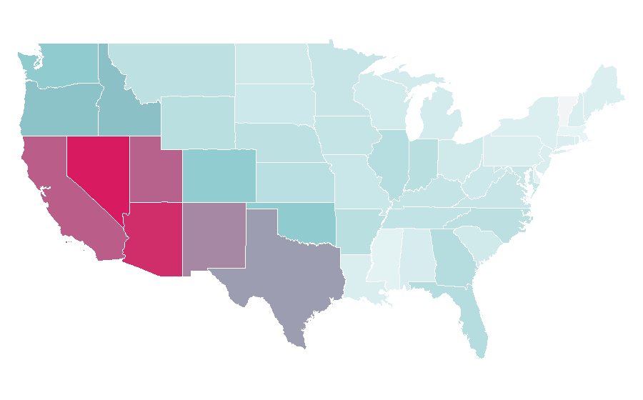 Affinity by region — DC Shoes, United States