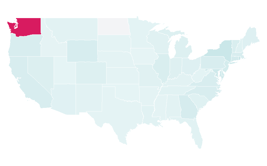 Affinity by region — De La Soul, United States