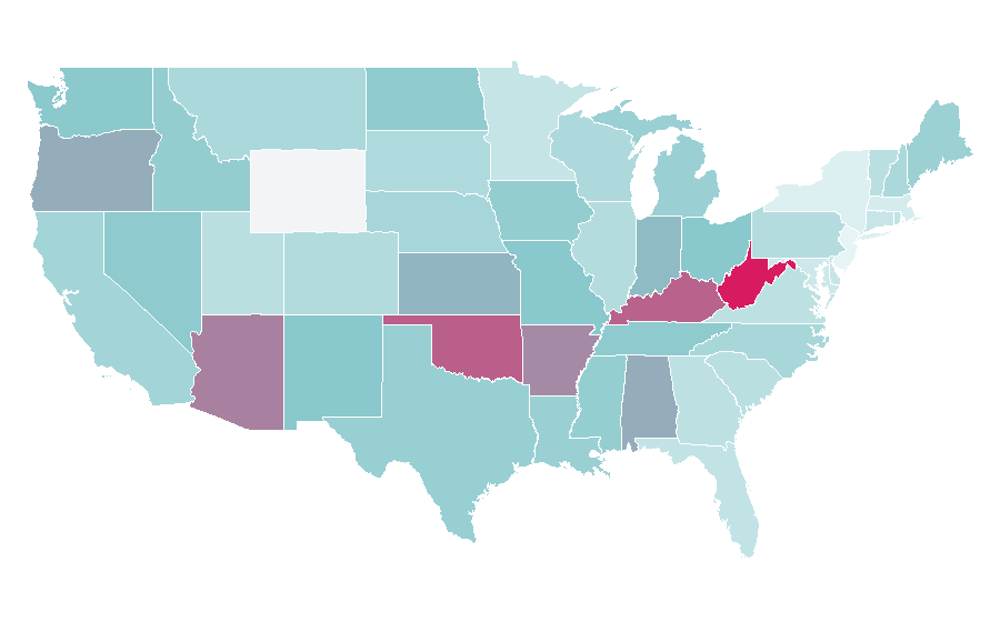 Affinity by region — Dead Island 2, United States