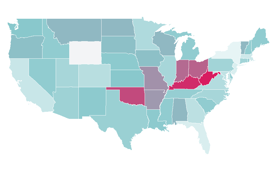Affinity by region — Dead Island: Riptide, United States
