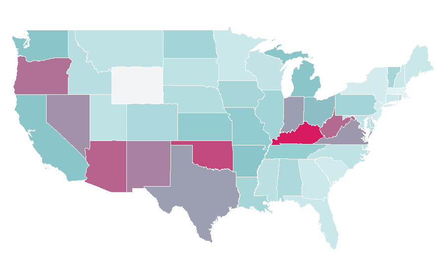 Affinity by region — Dead Rising, United States