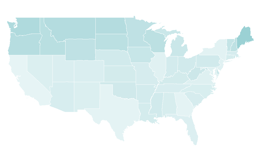 Affinity by region — Deadliest Catch, United States