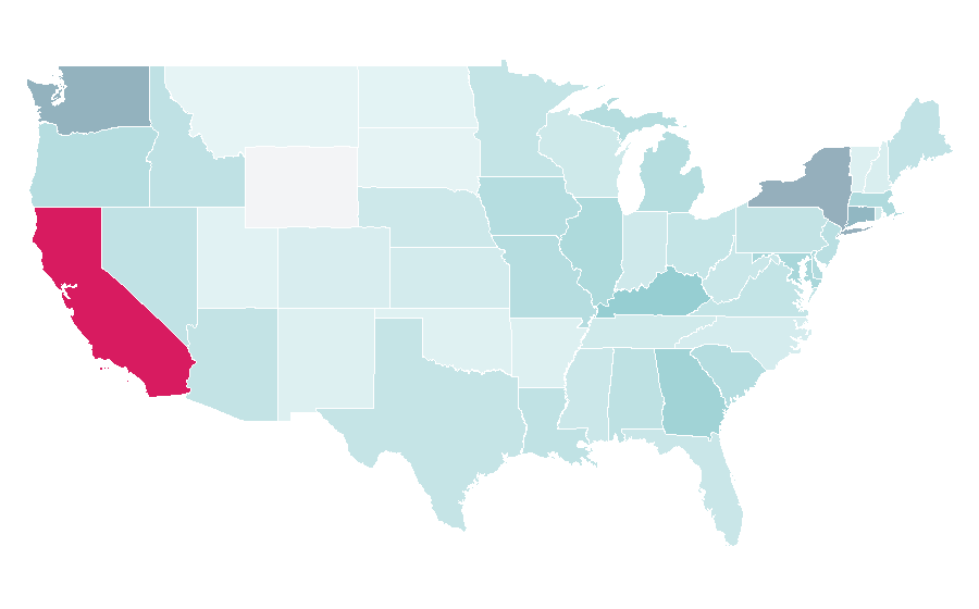 Affinity by region — Deadline (magazine), United States