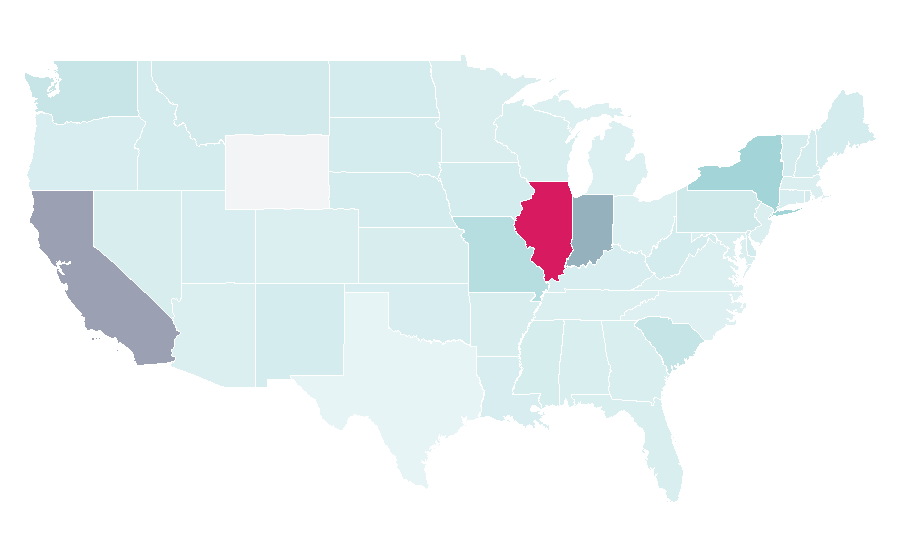 Affinity by region — Deadline.com, United States