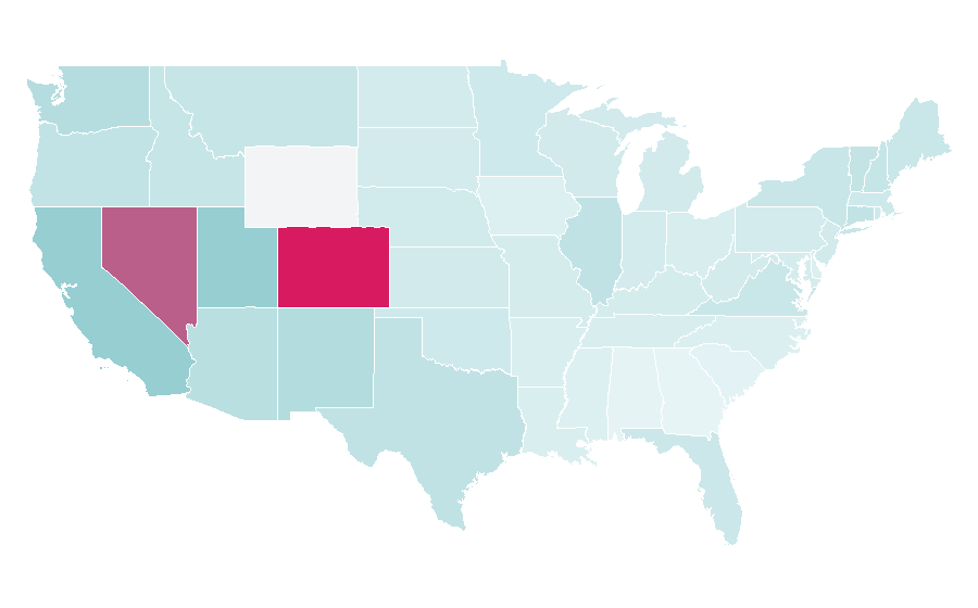 Affinity by region — Deadmau5, United States